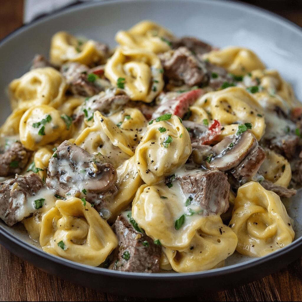 philly-cheesesteak-tortellini-pasta philly-cheesesteak-tortellini-pasta