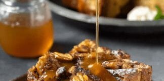 classic-brioche-bread-pudding-with-caramel-sauce