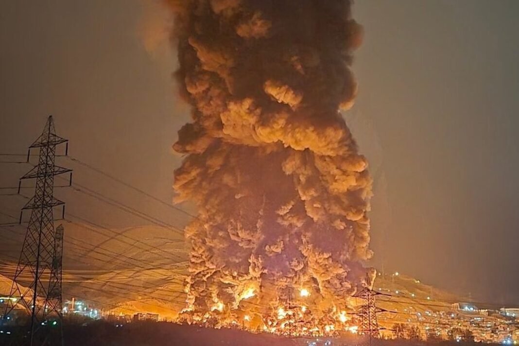 us,-israel-bomb-major-iran-oil-depots-as-us-gasoline-prices-rise