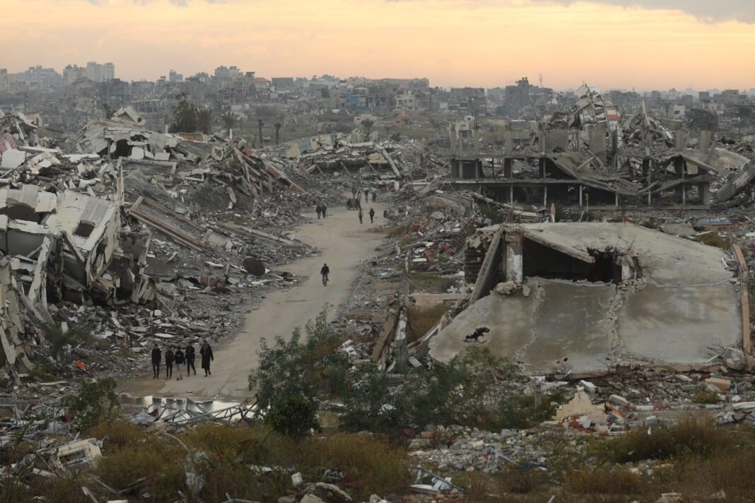 israel-destroyed-gaza’s-roads-and-transit-now,-we-walk-everywhere.