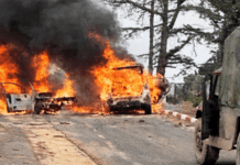 Hezbollah Rocket Strike Near Northern Border Kills Man, Ignites Vehicle hezbollah-rocket-strike-near-northern-border-kills-man,-ignites-vehicle