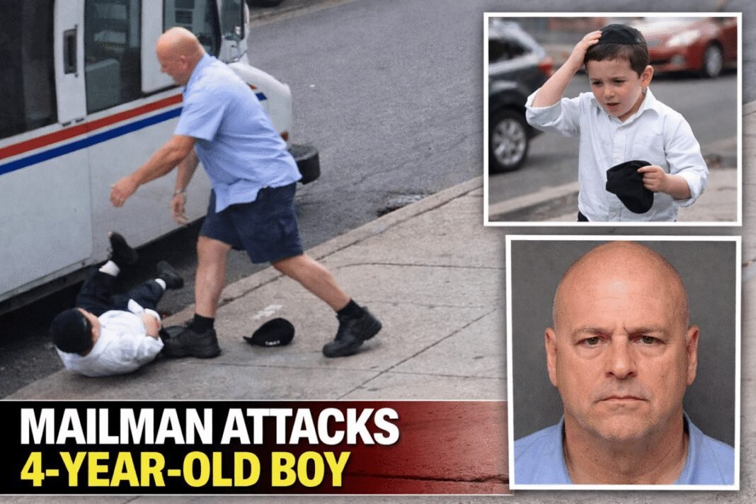 mail-carrier-caught-shoving-4-year-old-boy-to-the-ground-(video) mail-carrier-caught-shoving-4-year-old-boy-to-the-ground-(video)
