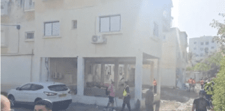 rocket-strike-damages-building-in-nahariya,-woman-in-her-60s-wounded