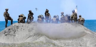 sending-combat-troops-to-exercise, japan-leaves-wwii-ghosts-behind