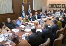 netanyahu-briefs-cabinet-on-lebanon-ceasefire-‘without-vote’-as-ministers-fume-about-trump-announcement