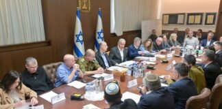 netanyahu-briefs-cabinet-on-lebanon-ceasefire-‘without-vote’-as-ministers-fume-about-trump-announcement