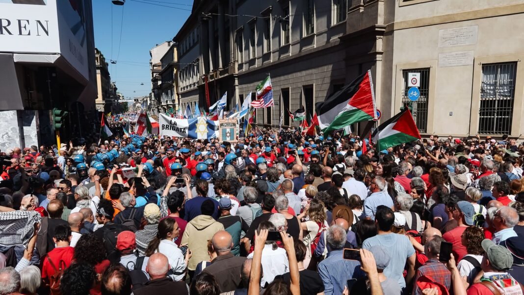 ‘a-generalized-aversion-toward-anything-perceived-as-jewish’-reported-in-italy-after-milan-liberation-march-clash-and-rome-shooting