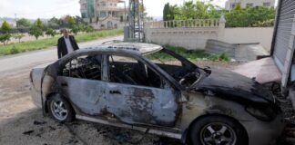israeli-occupiers-attack-palestinian-man,-burn-vehicles-in-west-bank