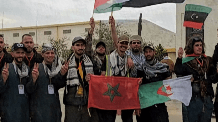 international-aid-convoy-departs-libya-bound-for-gaza-through-rafah-crossing 
