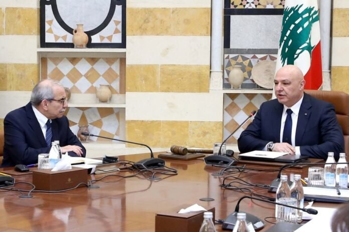 lebanese-president,-premier-meet-to-discuss-military-talks-with-israel