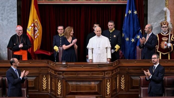 pope-leo-warns-spain’s-parliament-the-world-is-in-‘profound’-crisis