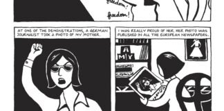 reading-marjane-satrapi’s-comic-book-persepolis-during-iran war