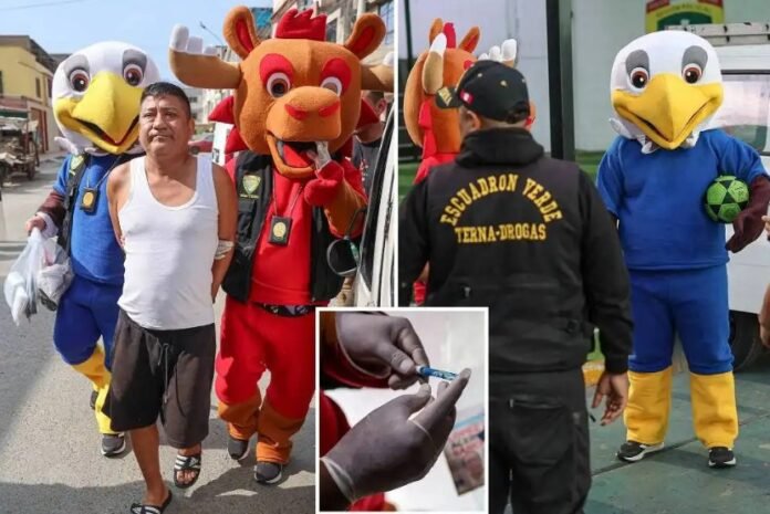 police-dress-as-world-cup-mascots-in-wild-drug-raid police-dress-as-world-cup-mascots-in-wild-drug-raid