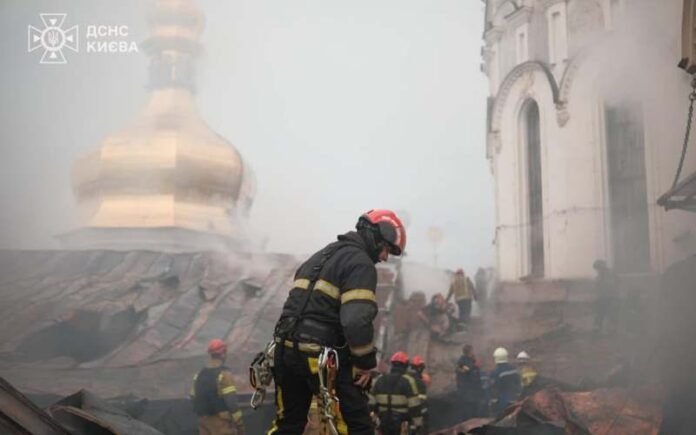 historic-kyiv-monastery-damaged-in-russian-strike