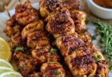 Lemon Pepper Chicken Skewers lemon-pepper-chicken-skewers