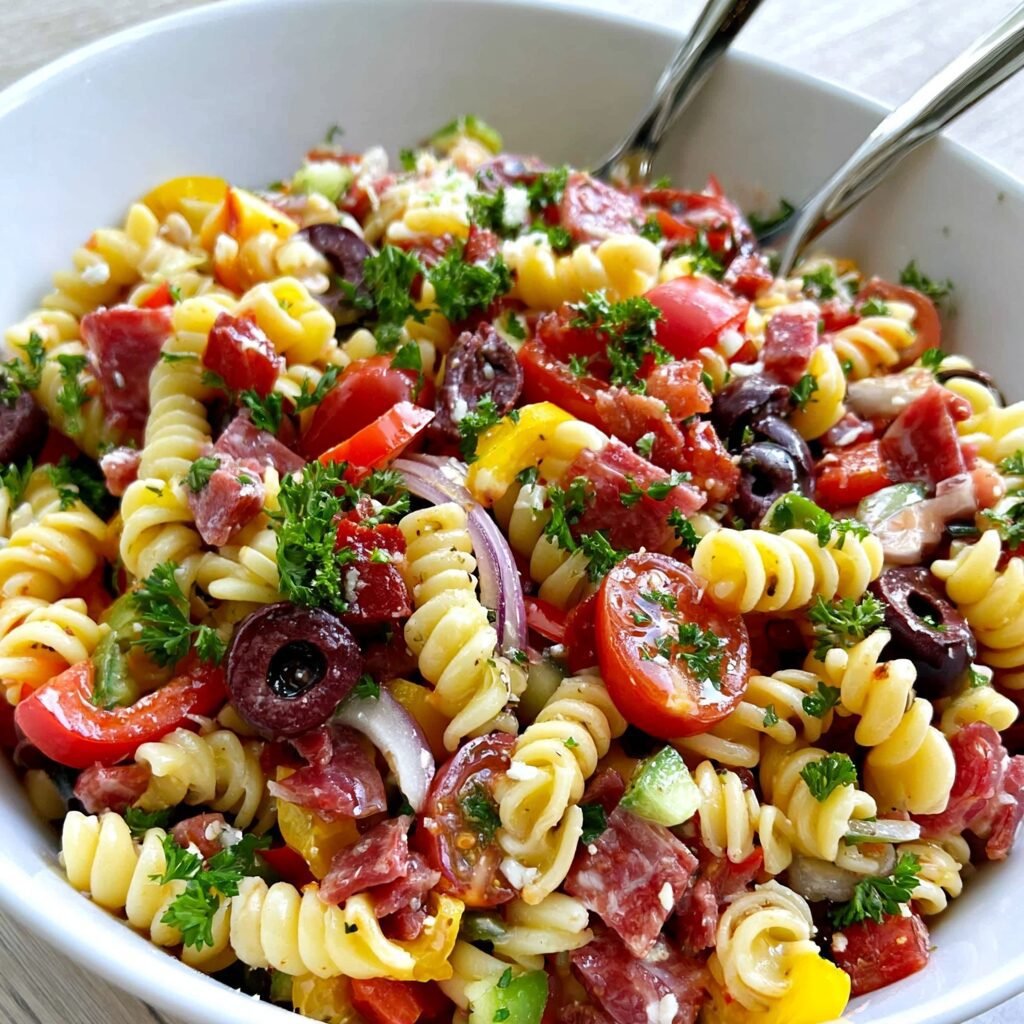 rainbow-antipasto-pasta-salad rainbow-antipasto-pasta-salad