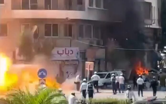 updated-bomb-attack-rocks-damascus-during-macron-visit