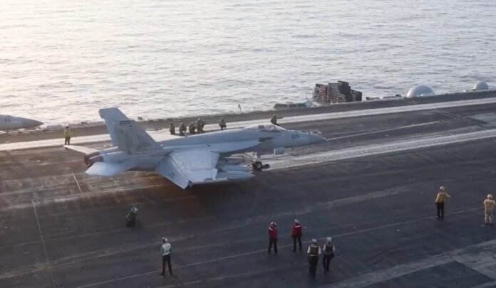 us-launches new-strikes-on-iran-over-strait-of-hormuz-shipping-attacks  