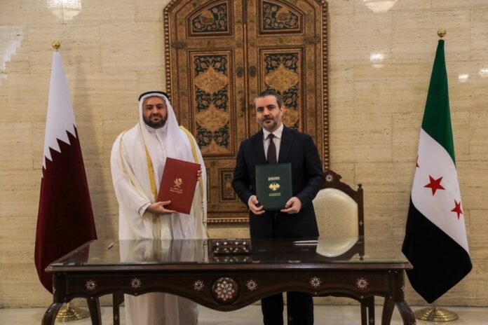 qatar,-syria-discuss-stronger-ties,-reconstruction,-chemical-weapons-cooperation
