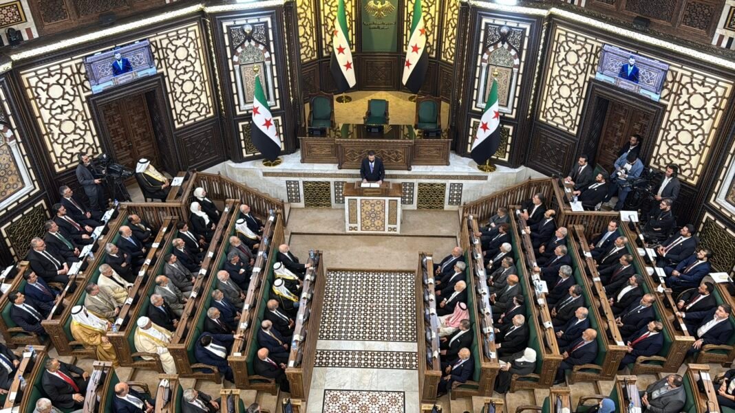 ‘the-absence-of-applause-was-not-accidental’:-syria’s-parliament-opens-with-a-quiet-break-from-the-assad-era ‘the-absence-of-applause-was-not-accidental’:-syria’s-parliament-opens-with-a-quiet-break-from-the-assad-era