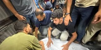 israel-kills-11-palestinians,-including-police-chief,-in-gaza