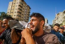 israeli-drone-strike-on-funeral-gathering-in-central-gaza-kills-8,-injures-20