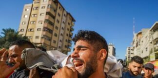 israeli-drone-strike-on-funeral-gathering-in-central-gaza-kills-8,-injures-20