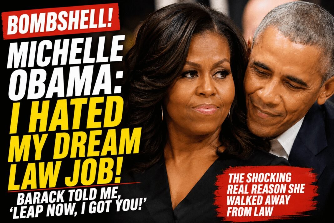 michelle-obama-bombshell:-former-first-lady-says-barack-pushed-her-to-ditch-‘dream’-law-job michelle-obama-bombshell:-former-first-lady-says-barack-pushed-her-to-ditch-‘dream’-law-job
