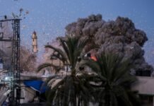 israeli-airstrike-destroys-mosque,-displaced-persons’-tents-in-gaza-city,-leaves-hundreds-homeless
