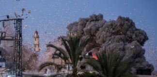 israeli-airstrike-destroys-mosque,-displaced-persons’-tents-in-gaza-city,-leaves-hundreds-homeless