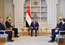 egypt’s-sisi-meets-kushner-for-talks-on-gaza-ceasefire
