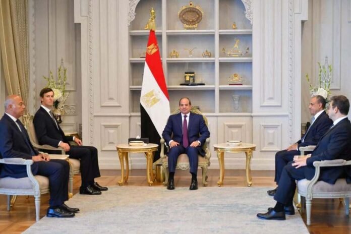 egypt’s-sisi-meets-kushner-for-talks-on-gaza-ceasefire