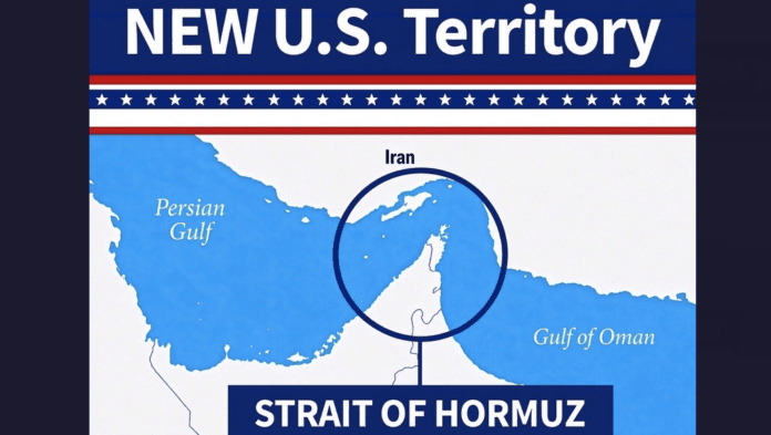 president-trump-posts-map-labeling-strait-of-hormuz-‘new-us-territory’ 