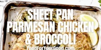 Sheet Pan Parmesan Chicken & Broccoli sheet-pan-parmesan-chicken-&-broccoli