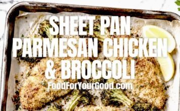 Sheet Pan Parmesan Chicken & Broccoli sheet-pan-parmesan-chicken-&-broccoli