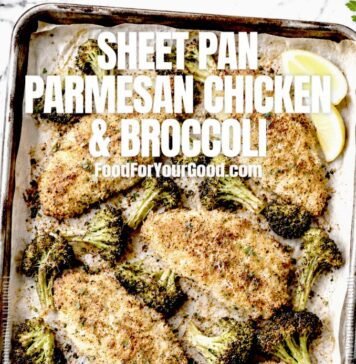 Sheet Pan Parmesan Chicken & Broccoli sheet-pan-parmesan-chicken-&-broccoli