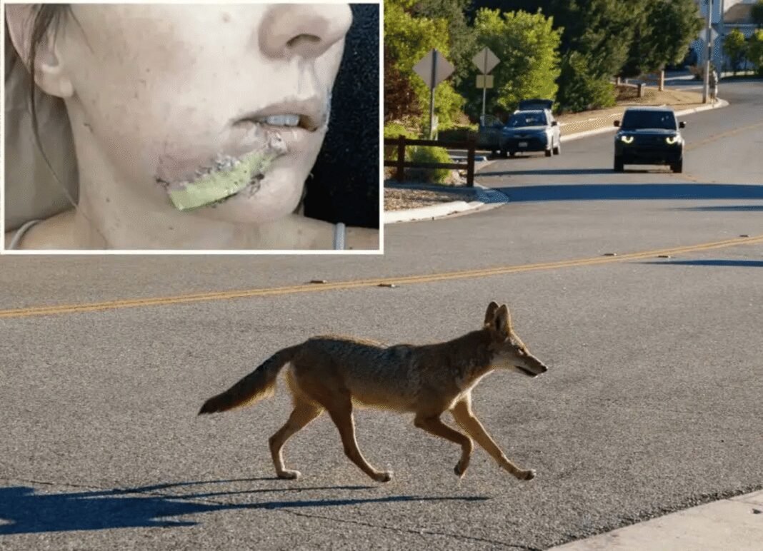 mom-battles-fights-off-coyote-with-flip-flop-after-it-attacks-her-daughter
