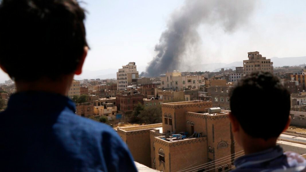 at-least-13-saudis-injured-by-houthi-strikes,100,000-displaced-in-yemen