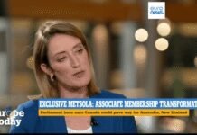 EU Parliament chief Metsola says Australia, New Zealand could follow Canada toward associate EU membership eu-parliament-chief-metsola-says-australia,-new-zealand-could-follow-canada-toward-associate-eu-membership