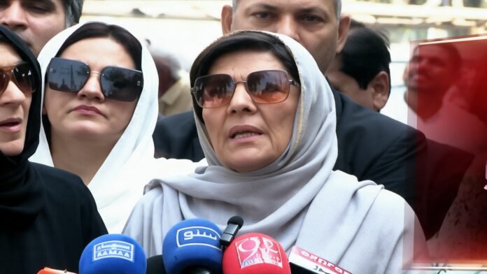 imran-khan’s-sister-detained-as-pakistan-tightens-security-ahead-of-pti’s-islamabad-march 