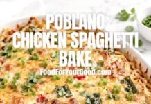 poblano-chicken-spaghetti-bake