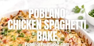 poblano-chicken-spaghetti-bake