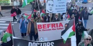 Hundreds protest Israeli attacks on Palestine, Lebanon in Stockholm hundreds-protest-israeli-attacks-on-palestine,-lebanon-in-stockholm