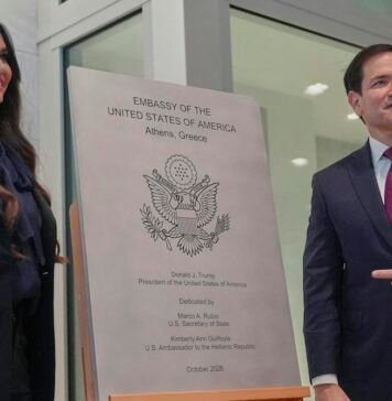 Guilfoyle resigns as ambassador to Greece – adding to the global vacancies sapping US embassies guilfoyle-resigns-as-ambassador-to-greece-–-adding-to-the-global-vacancies-sapping-us-embassies