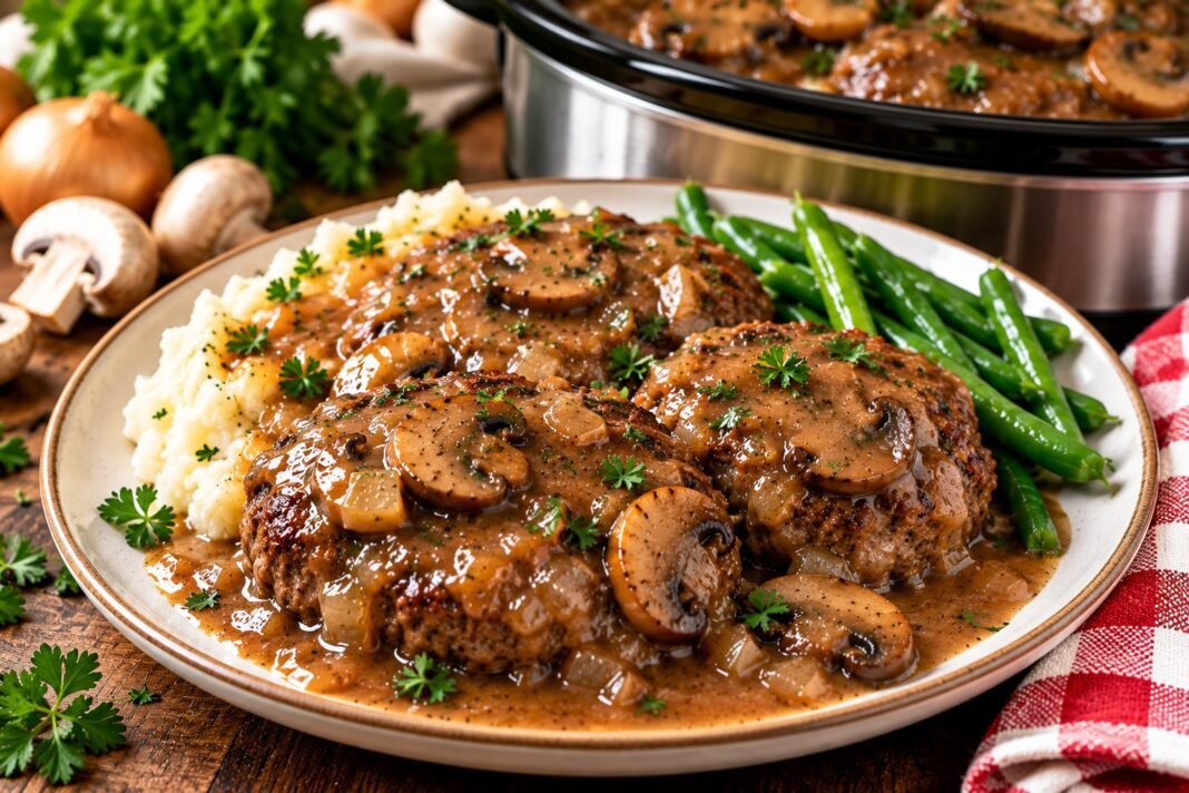 4-ingredient-slow-cooker-salisbury-steak-patties 4-ingredient-slow-cooker-salisbury-steak-patties
